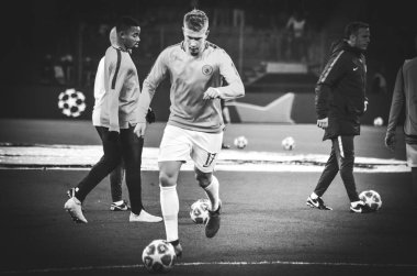 Kharkiv, Ukrayna - 23 Ekim 2018: Kevin De Bruyne 