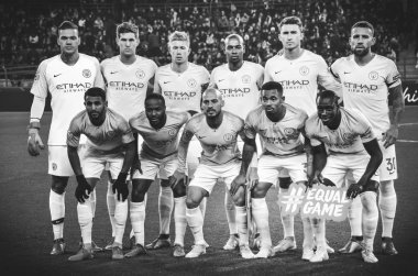 Kharkiv, Ukrayna - 23 Ekim 2018: Pla'nın takım grubu fotoğrafı