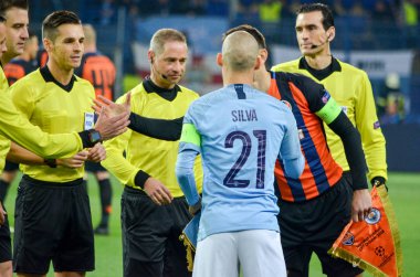 Kharkiv, Ukrayna - 23 Ekim 2018: Bernardo Silva U sırasında