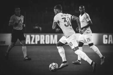 Kharkiv, Ukrayna - 23 Ekim 2018: Nicolas Otamendi