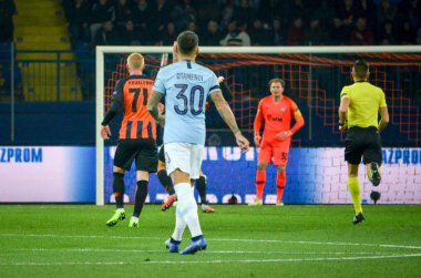 Kharkiv, Ukrayna - 23 Ekim 2018: Nicolas Otamendi