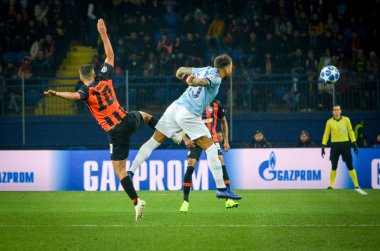 Kharkiv, Ukrayna - 23 Ekim 2018: Nicolas Otamendi