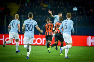 Kharkiv, Ukrayna - 23 Ekim 2018: John Stones Uefa sırasında