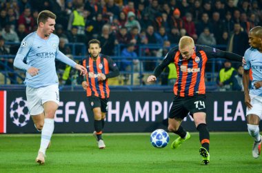 Kharkiv, Ukrayna - 23 Ekim 2018: Aymeric Laporte 