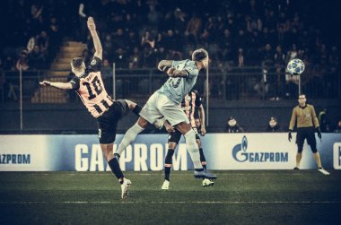 Kharkiv, Ukrayna - 23 Ekim 2018: Nicolas Otamendi