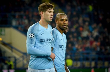 Kharkiv, Ukrayna - 23 Ekim 2018: Futbolcu 