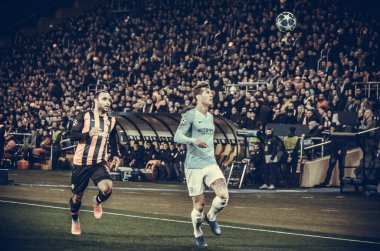 Kharkiv, Ukrayna - 23 Ekim 2018: John Stones Uefa sırasında