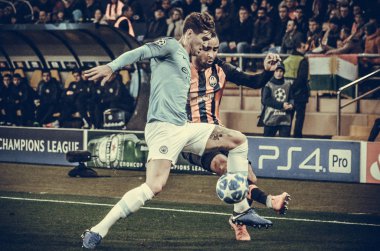 Kharkiv, Ukrayna - 23 Ekim 2018: John Stones Uefa sırasında