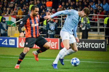 Kharkiv, Ukrayna - 23 Ekim 2018: John Stones Uefa sırasında