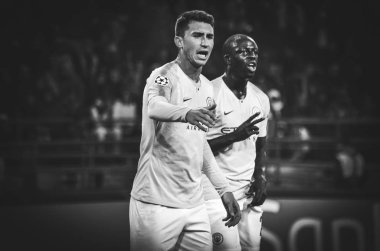 Kharkiv, Ukrayna - 23 Ekim 2018: Futbolcu 