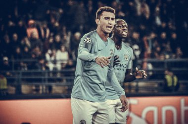 Kharkiv, Ukrayna - 23 Ekim 2018: Futbolcu 