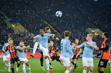 Kharkiv, Ukrayna - 23 Ekim 2018: Futbolcu 