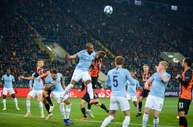 Kharkiv, Ukrayna - 23 Ekim 2018: Futbolcu 