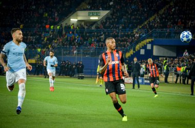 Kharkiv, Ukrayna - 23 Ekim 2018: Nicolas Otamendi