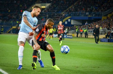 Kharkiv, Ukrayna - 23 Ekim 2018: Nicolas Otamendi