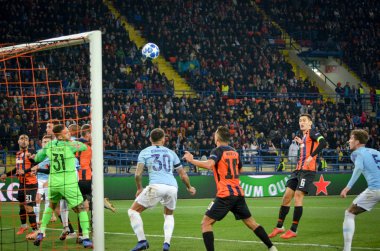 Kharkiv, Ukrayna - 23 Ekim 2018: Futbolcu 