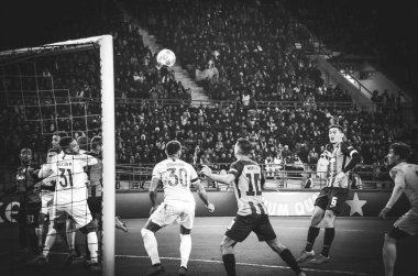 Kharkiv, Ukrayna - 23 Ekim 2018: Futbolcu 