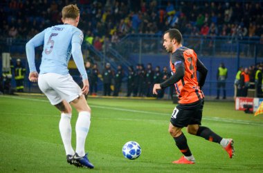 Kharkiv, Ukrayna - 23 Ekim 2018: John Stones Uefa sırasında