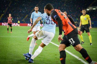 Kharkiv, Ukrayna - 23 Ekim 2018: Nicolas Otamendi