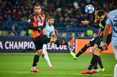 Kharkiv, Ukrayna - 23 Ekim 2018: Futbolcu 