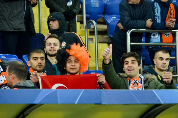 Kharkiv, Ukrayna - 23 Ekim 2018: Futbolda seyirci 