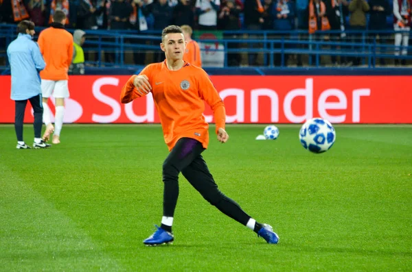 KHARKIV, UCRANIA - 23 de octubre de 2018: Phil Foden durante la UEFA — Foto de Stock