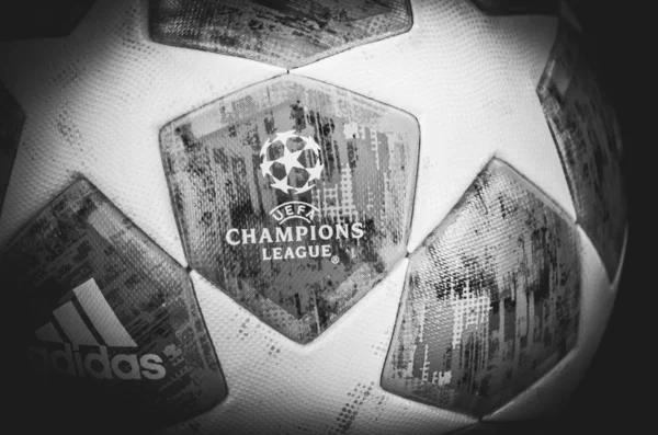 KHARKIV, UKRAINE - October 23, 2018: Official Champions League B — Stock Photo, Image