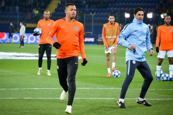 Kharkiv, Ukrayna - 23 Ekim 2018: Ue sırasında Gabriel Jesus