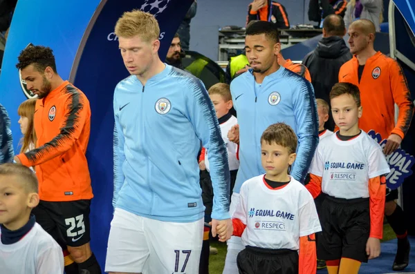 Kharkiv, Ukrayna - 23 Ekim 2018: Kevin De Bruyne 