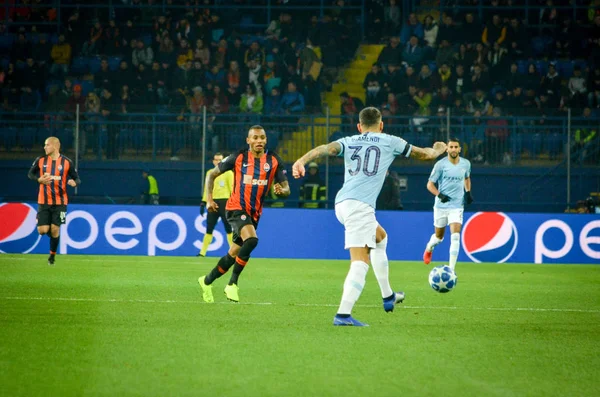 Kharkiv, Ukrayna - 23 Ekim 2018: Nicolas Otamendi