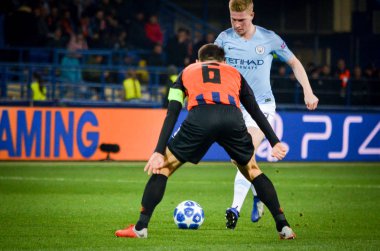 Kharkiv, Ukrayna - 23 Ekim 2018: Kevin De Bruyne 