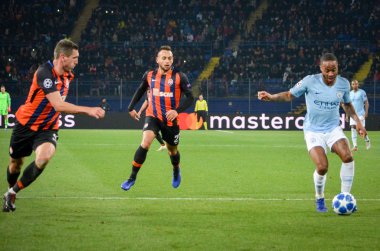 Kharkiv, Ukrayna - 23 Ekim 2018: Raheem Sterling 