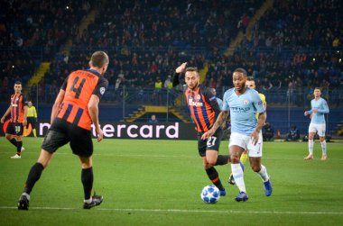 Kharkiv, Ukrayna - 23 Ekim 2018: Raheem Sterling 