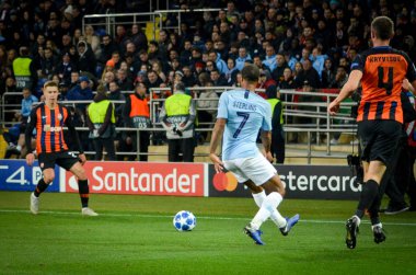 Kharkiv, Ukrayna - 23 Ekim 2018: Raheem Sterling 