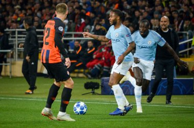 Kharkiv, Ukrayna - 23 Ekim 2018: Raheem Sterling 