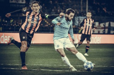 Kharkiv, Ukrayna - 23 Ekim 2018: Bernardo Silva U sırasında