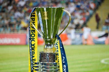 Odessa, Ukrayna - 21 Temmuz 2018: Ukrayna Süper Kupası dur yakın