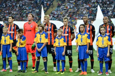 Odessa, Ukrayna - 21 Temmuz 2018: Shakhtar Donetsk Futbol takımı