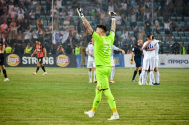 Odessa, Ukrayna - 21 Temmuz 2018: Dinamo Kiev futbolcuları