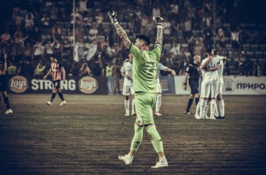 Odessa, Ukrayna - 21 Temmuz 2018: Dinamo Kiev futbolcuları