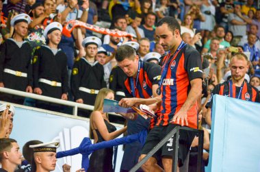 Odessa, Ukrayna - 21 Temmuz 2018: Schachter oyuncuları madalya kazandı