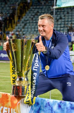 Odessa, Ukrayna - 21 Temmuz 2018: Alexander Khatskevich ile 