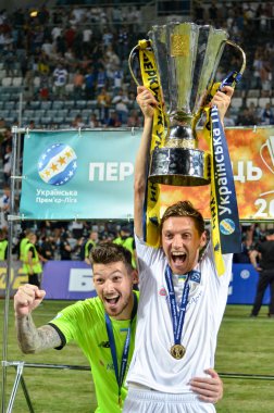 Odessa, Ukrayna - 21 Temmuz 2018: Süper Cu ile Denis Garmash