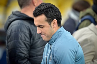 Kiev, Ukrayna - 14 Mart 2019: Pedro Rodriguez Uefa sırasında 