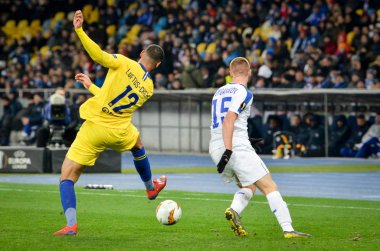 Kiev, Ukrayna - 14 Mart 2019: Ruben Loftus-Cheek oyuncusu