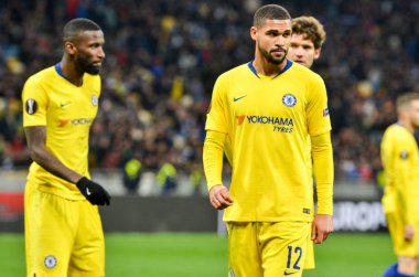 Kiev, Ukrayna - 14 Mart 2019: Ruben Loftus-Cheek oyuncusu