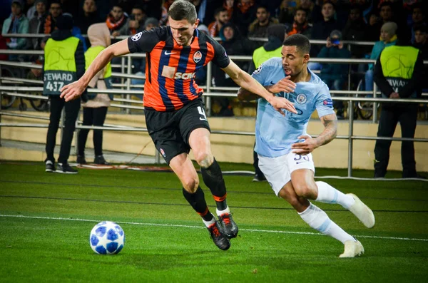 Kharkiv, Ukrayna - 23 Ekim 2018: Ue sırasında Gabriel Jesus