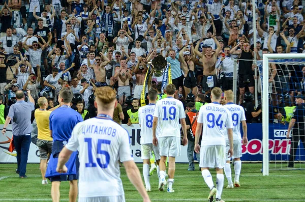 ODESSA, UKRAINE - 21 juillet 2018 : Joueurs de football de Dynamo Kiev — Photo