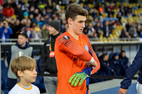 Kiev, Ukrayna - 14 Mart 2019: Uefa sırasında Kepa Arizabalaga