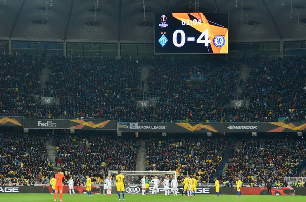 Kiev, Ukrayna - 14 Mart 2019: Uefa'da futbolcu 